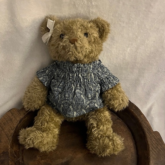 Build-A-Bear Other - Vintage Build A Bear Plush Teddy Bear with Gathered top & Bow